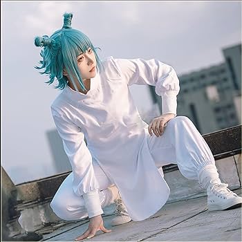 呪術廻戦　鹿紫雲　コスプレ　衣装　ウィッグ　他　フルセット　一式 Amazon.co.jp: 呪術廻戦 鹿紫雲一 コスプレ衣装 ウィッグ 武器